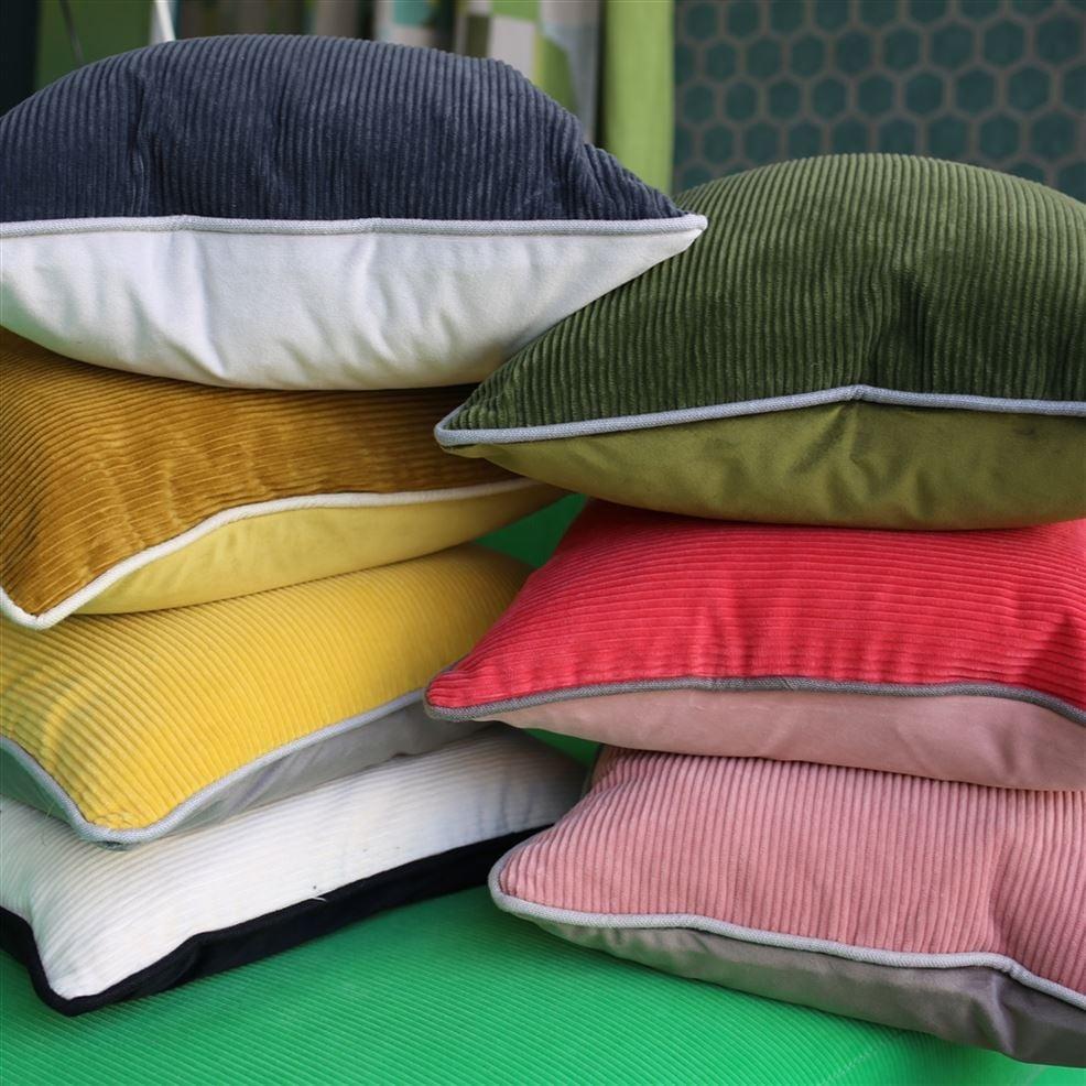 Designers Guild Corda Forest Corduroy Decorative Pillow