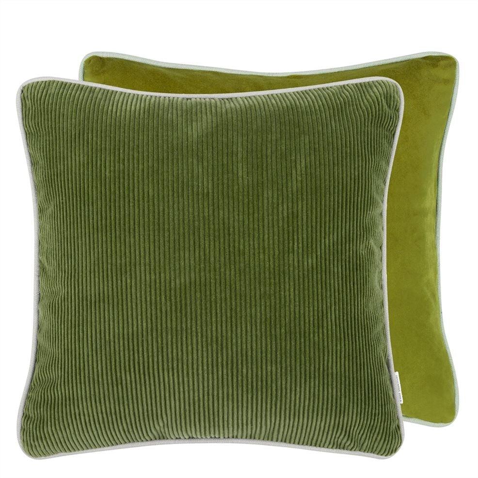 designers guild Corda Forest Corduroy Decorative Pillow