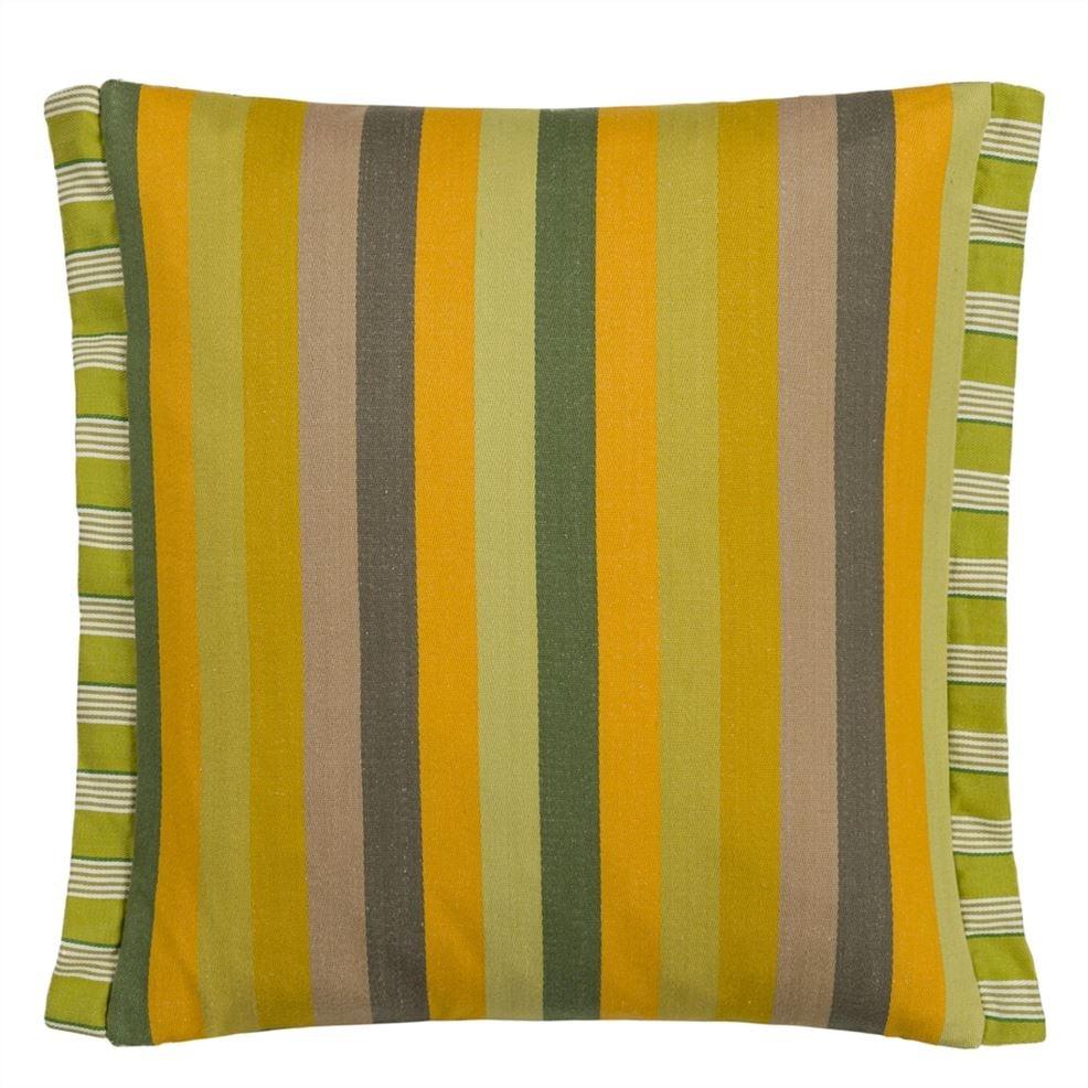 Designers Guild Cork Street Stripe Natural Cotton Decorative Pillow