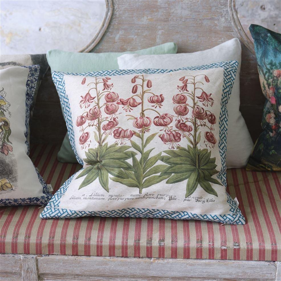 Designers Guild Crown Lily Canvas Decorative Pillow