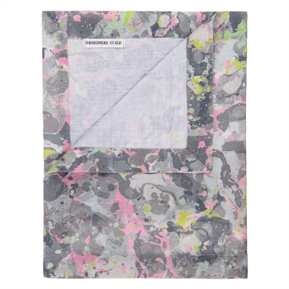 designers guild Delahaye Zinc Linen Table Cloth Runner Placemats & Napkins