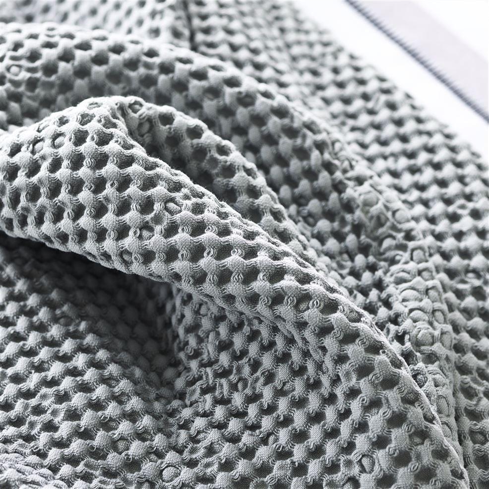 Designers Guild Alba Pale Grey Cotton Throw