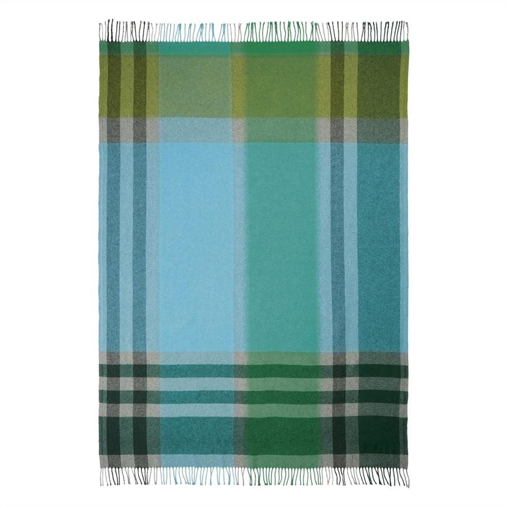 designers guild Bampton Emerald Woven Throw
