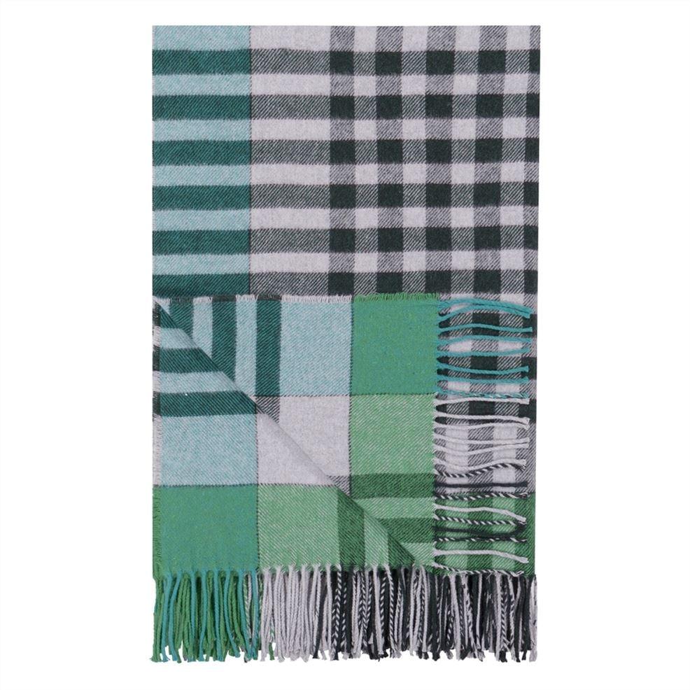 designers guild Bankura Emerald Throw