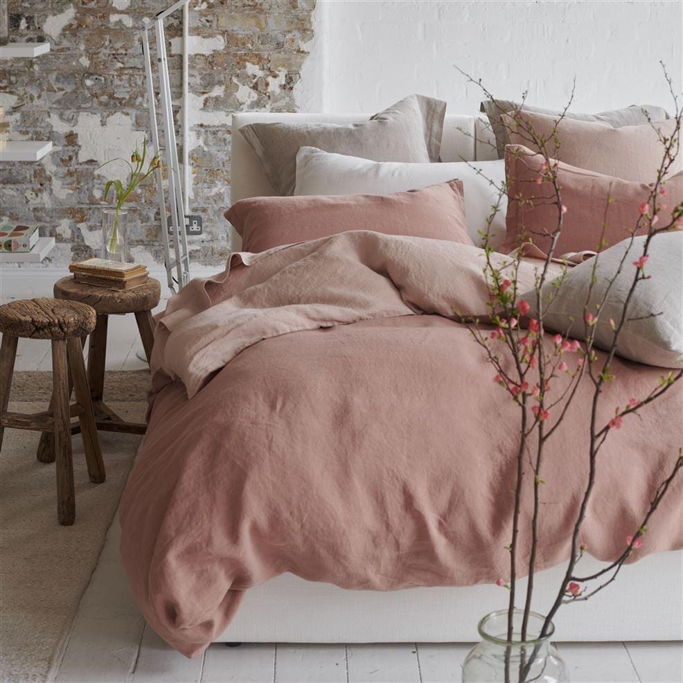 designers guild Biella Cameo & Parchment Bedding