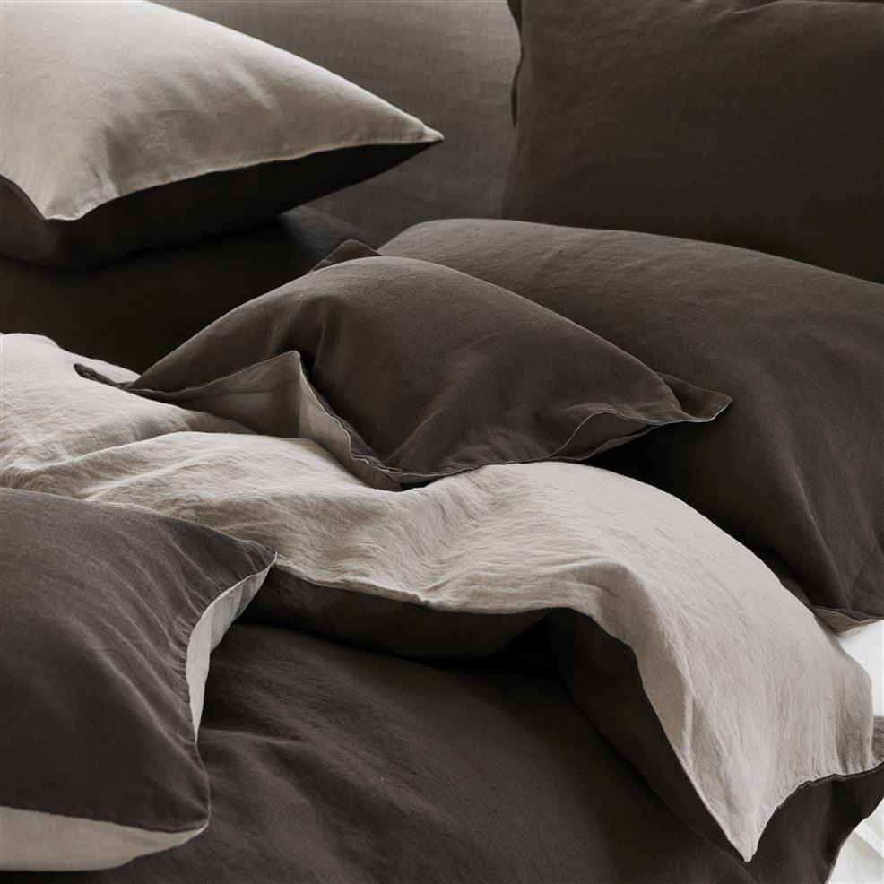 Designers Guild Biella Espresso & Birch Bed Linen
