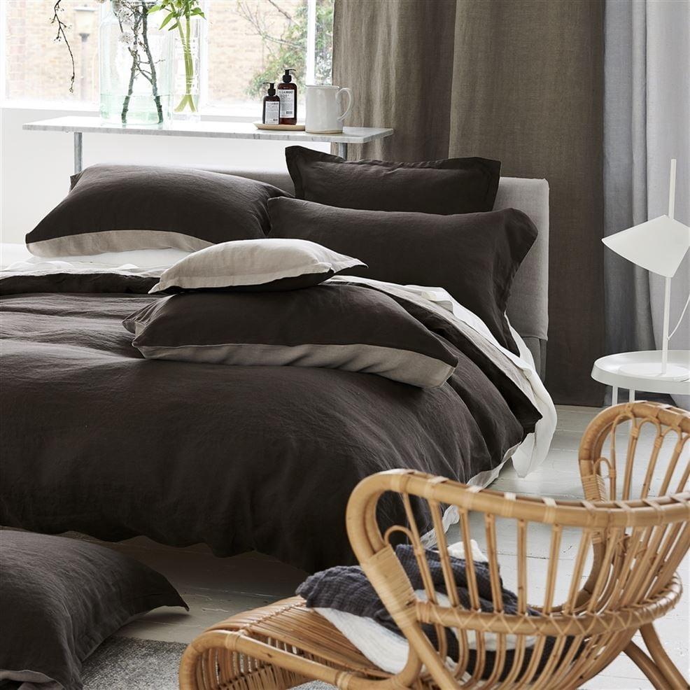 Designers Guild Biella Espresso & Birch Bed Linen