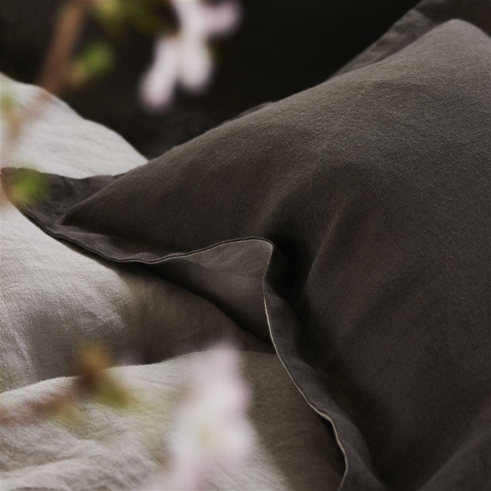 designers guild Biella Espresso & Birch Bed Linen