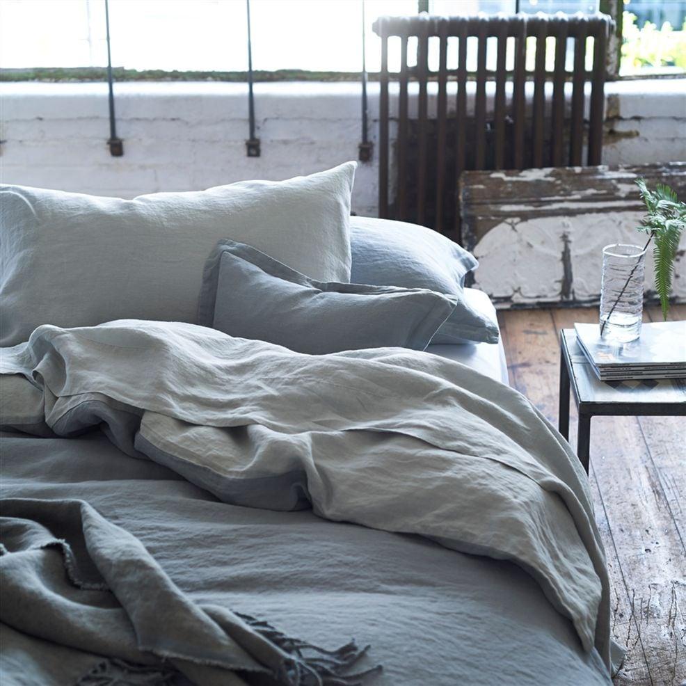 Designers Guild Biella Pale Gray & Dove Bedding