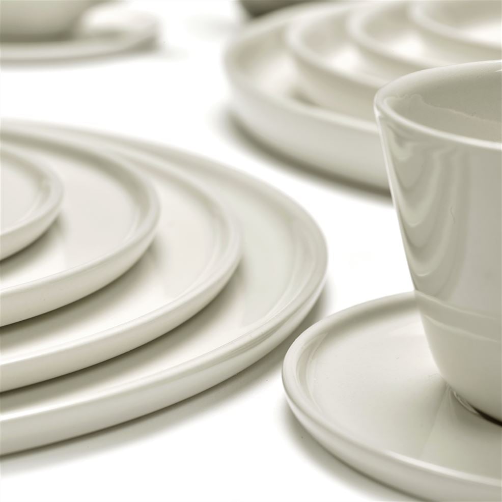 Designers Guild Cena Ivory Breakfast Plate