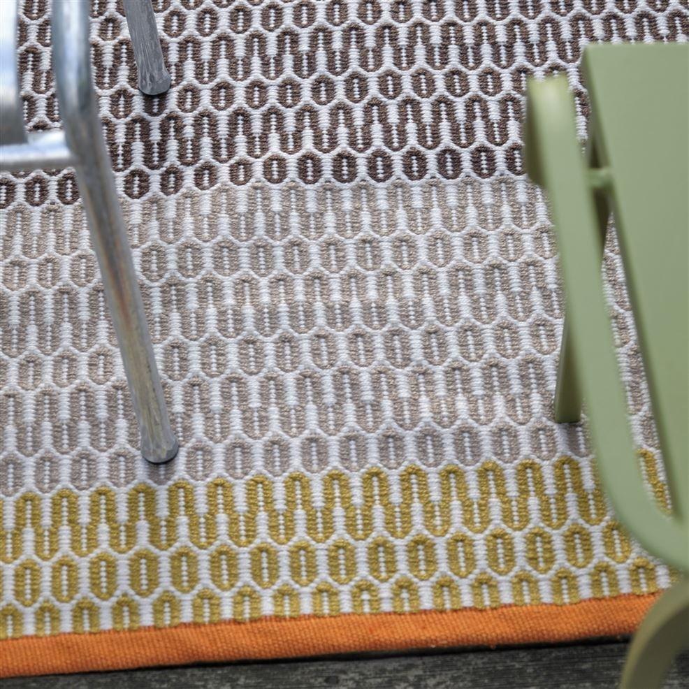Designers Guild Cortez Saffron Outdoor Rug