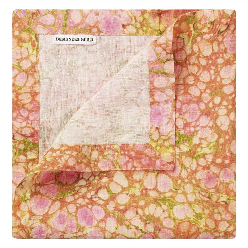 Designers Guild Delahaye Peony Linen Table Runner