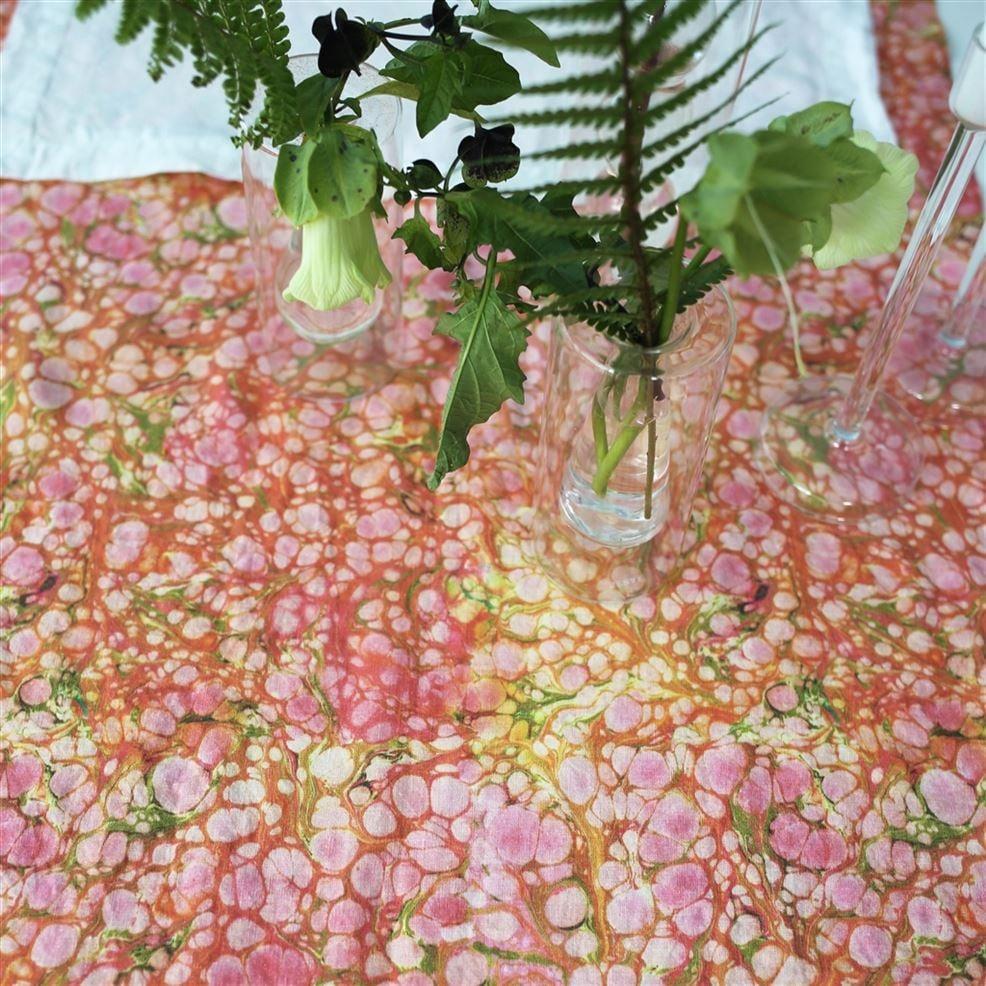 Designers Guild Delahaye Peony Linen Table Runner