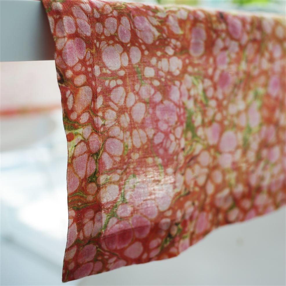Designers Guild Delahaye Peony Linen Table Runner