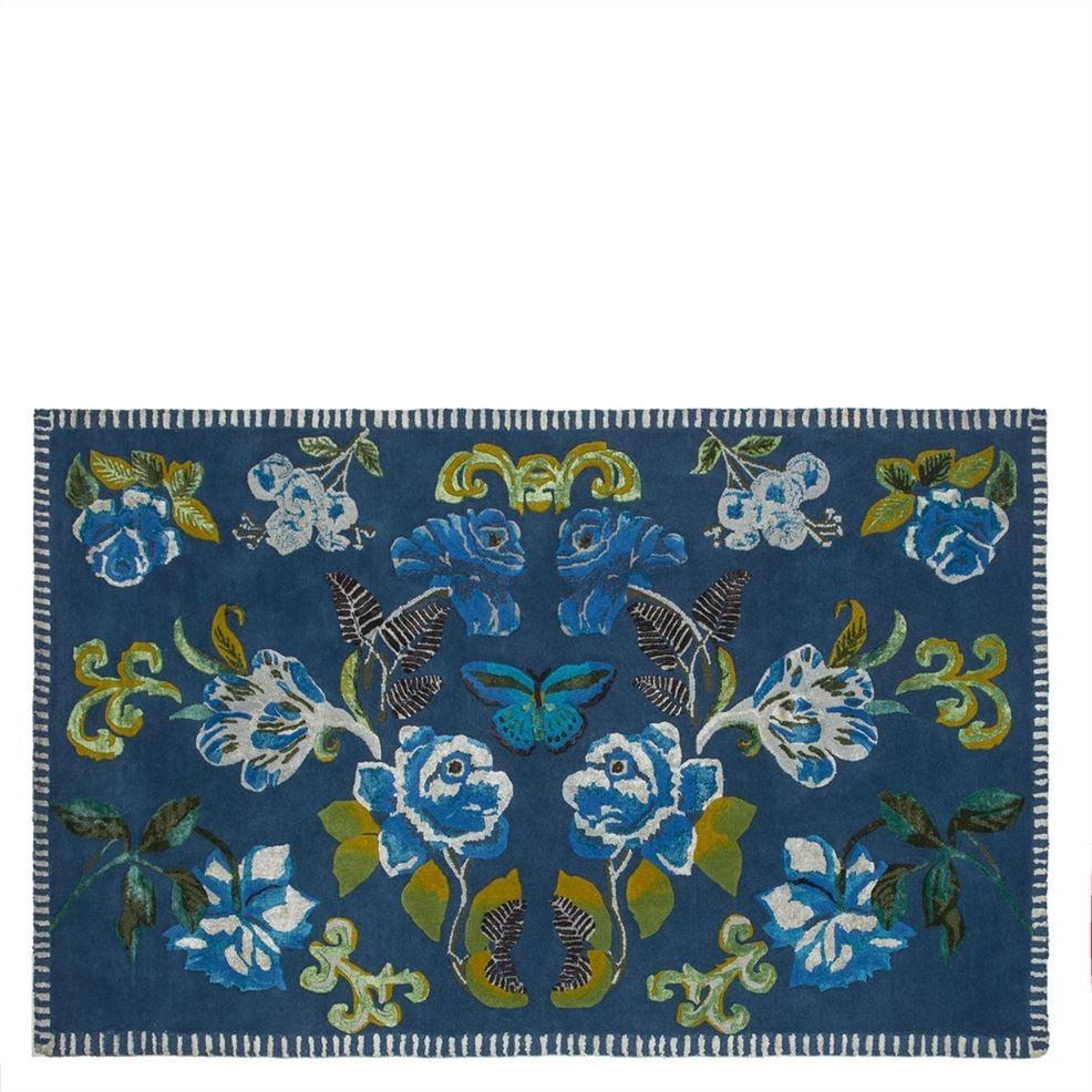 designers guild Eleonora Cobalt Rug