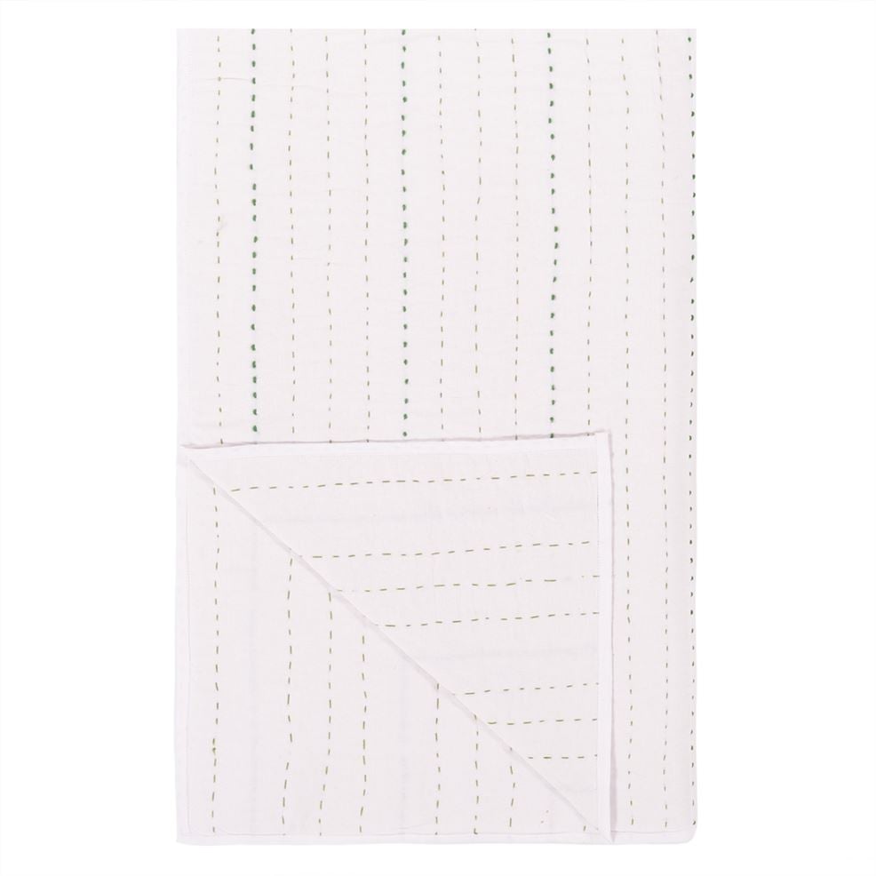 designers guild Emerald Stitched Quilt