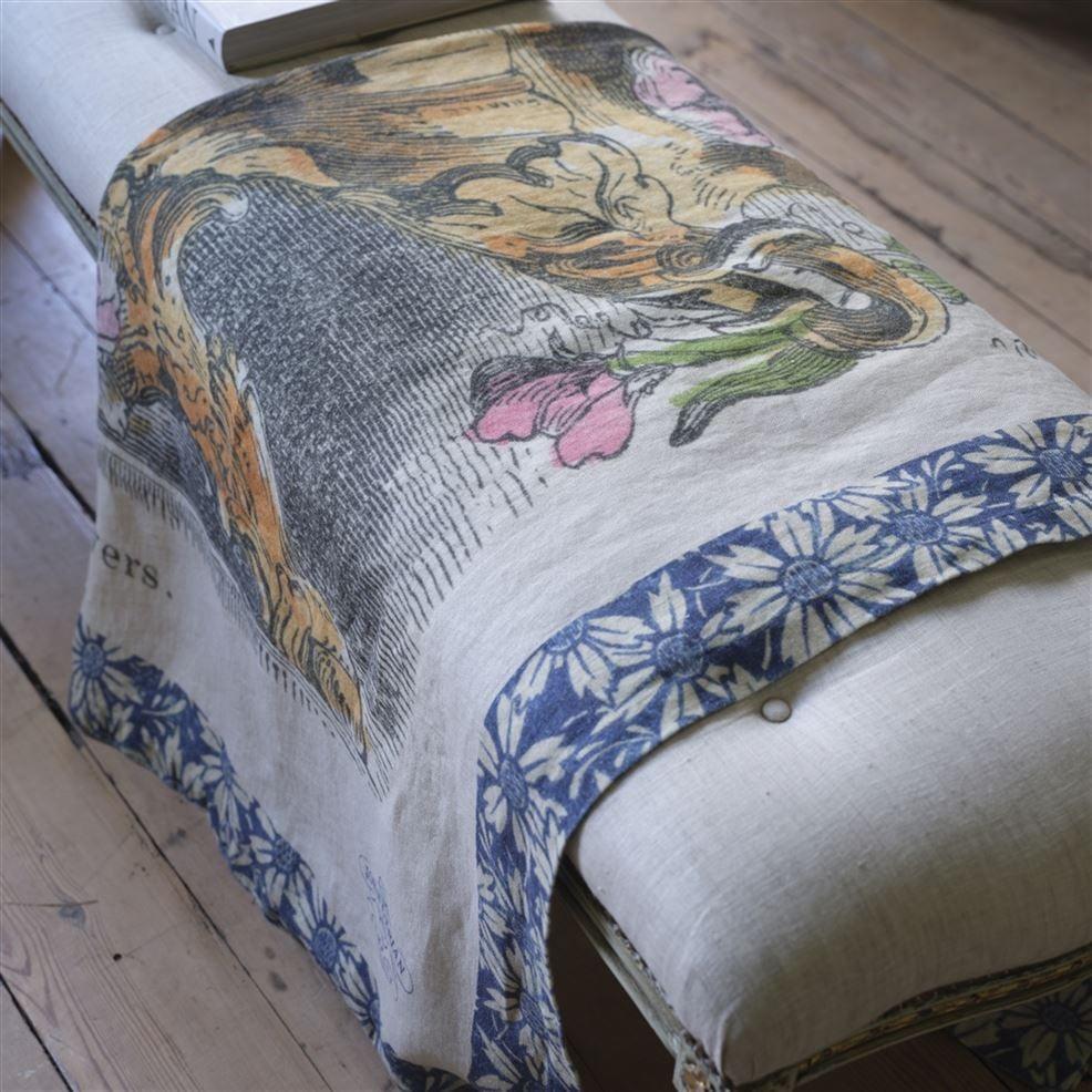 Designers Guild Flower Vase Parchment Throw