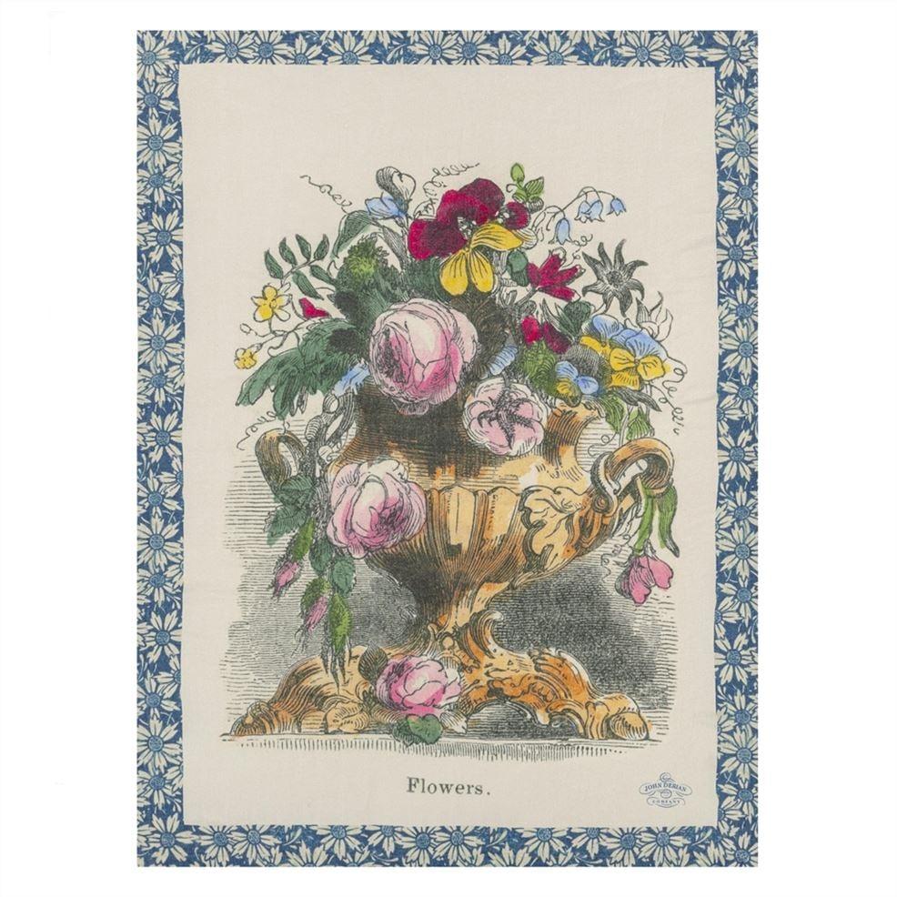 designers guild Flower Vase Parchment Throw