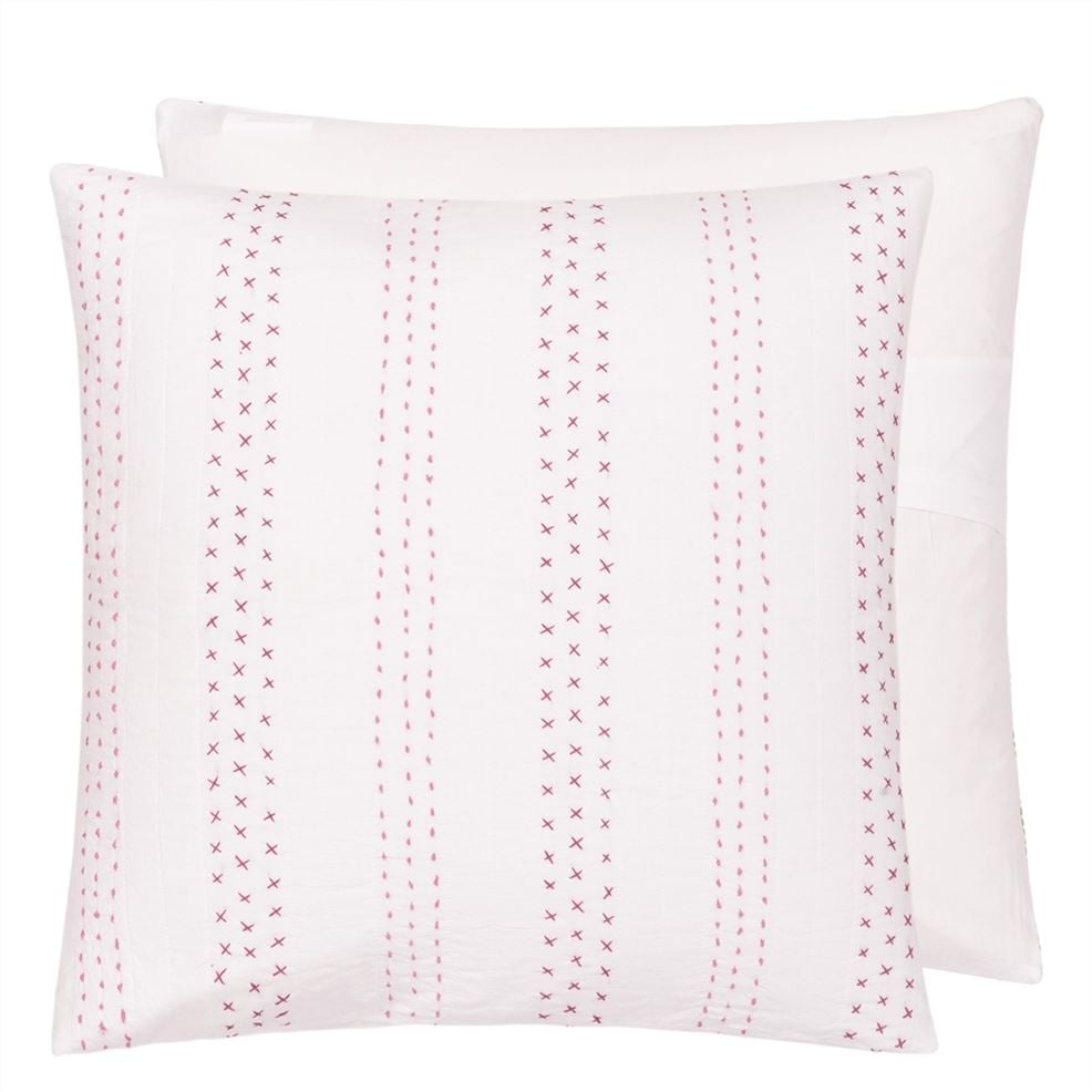 designers guild Fuchsia Stitched Decorative Pillow