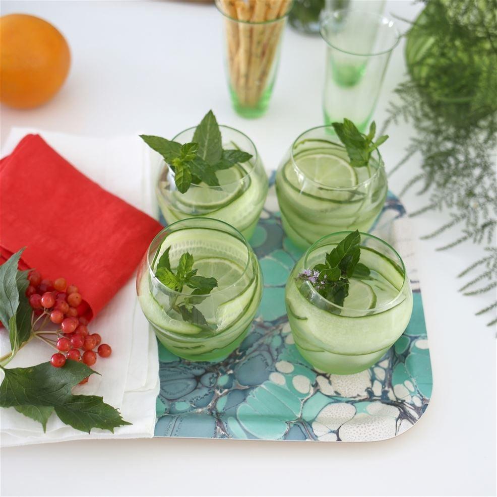 Designers Guild Green Tumbler Glass