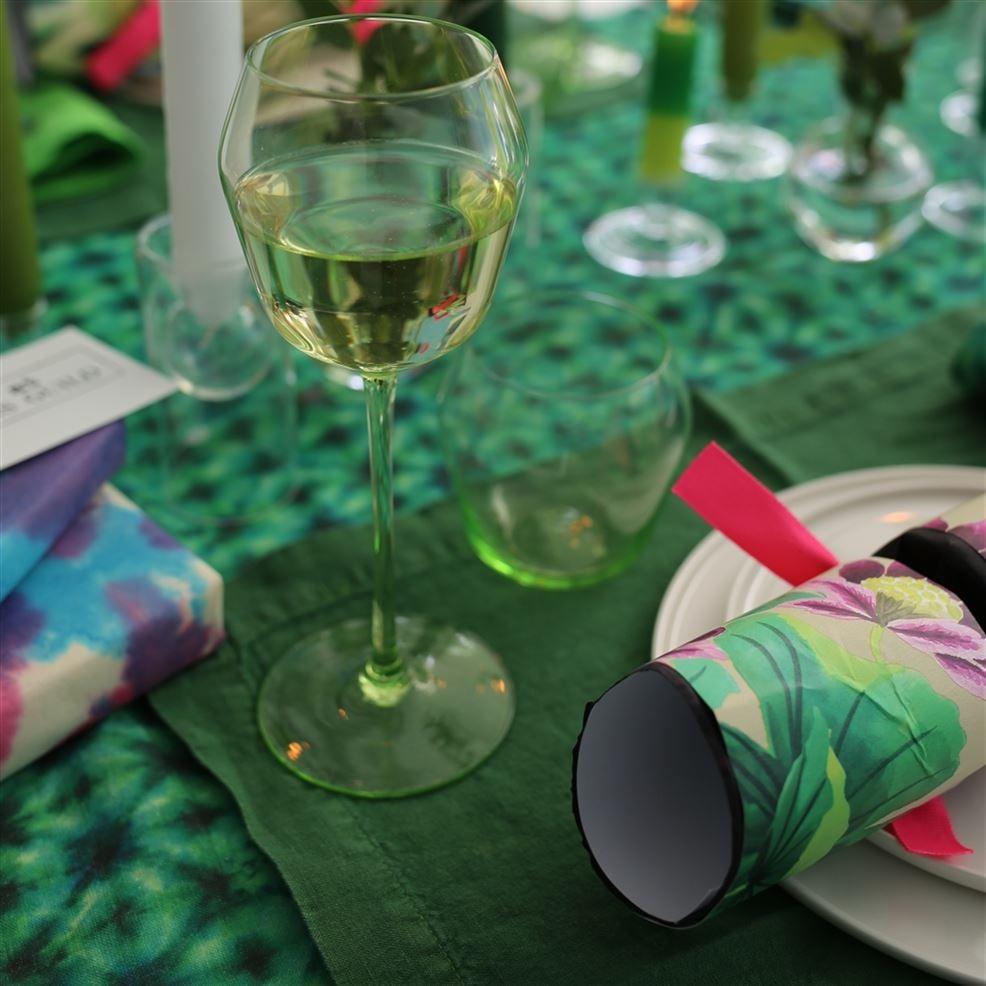 Designers Guild Green Wine Glass