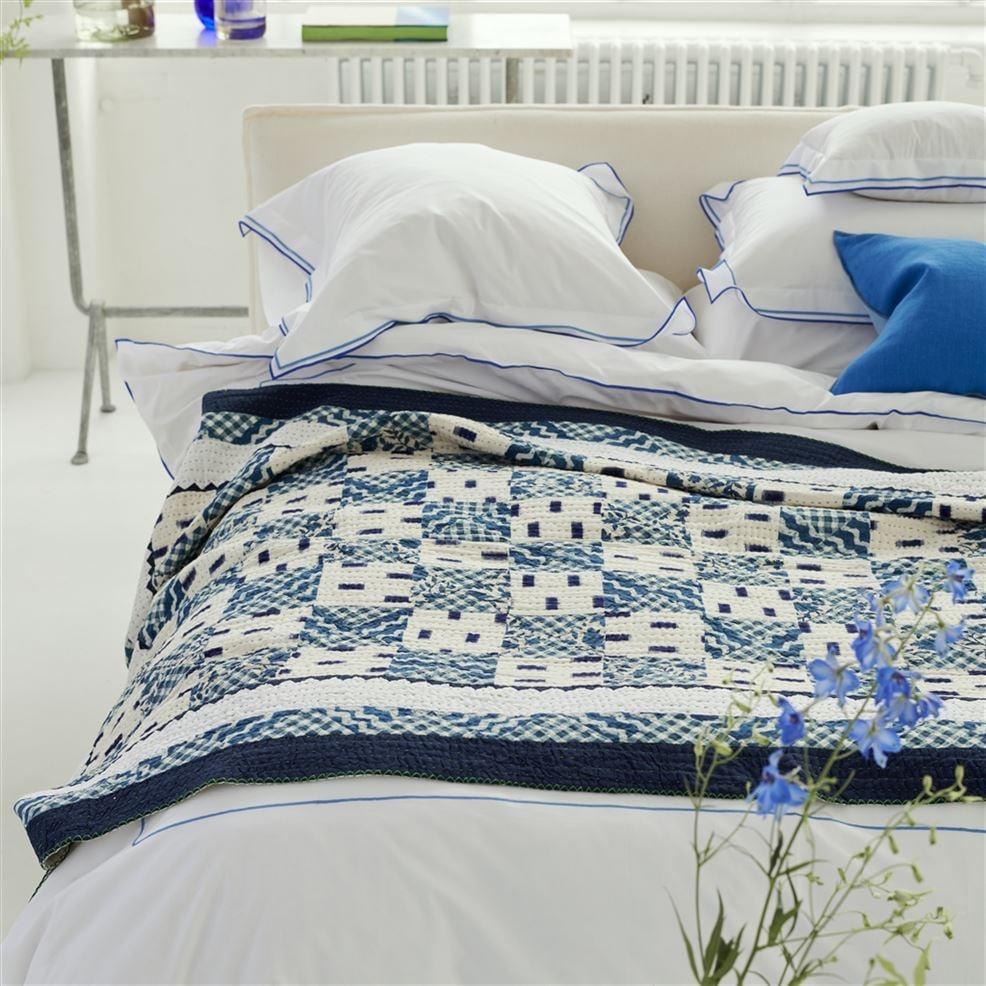 Designers Guild Indigo Patchwork Quilt