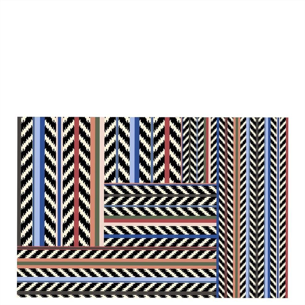 designers guild Jaipur Stripe Azur Rug