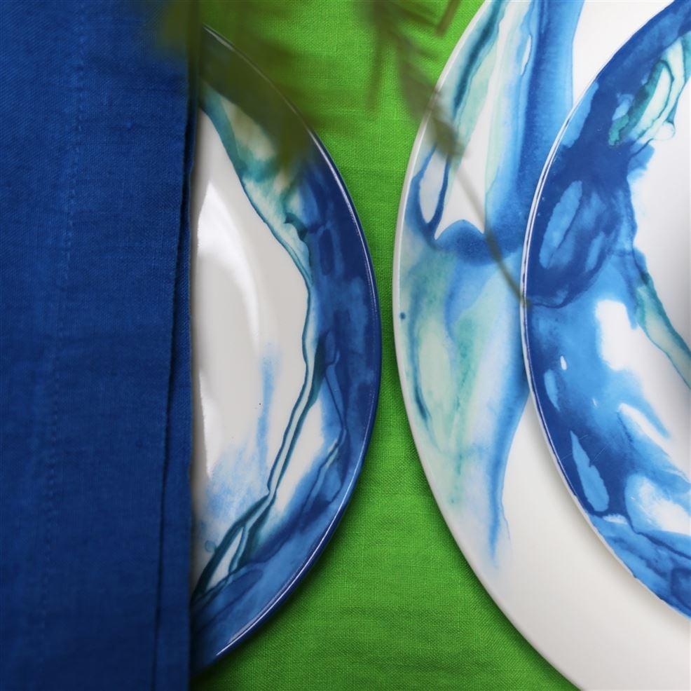 Designers Guild Jenny Blue Dinner Plate