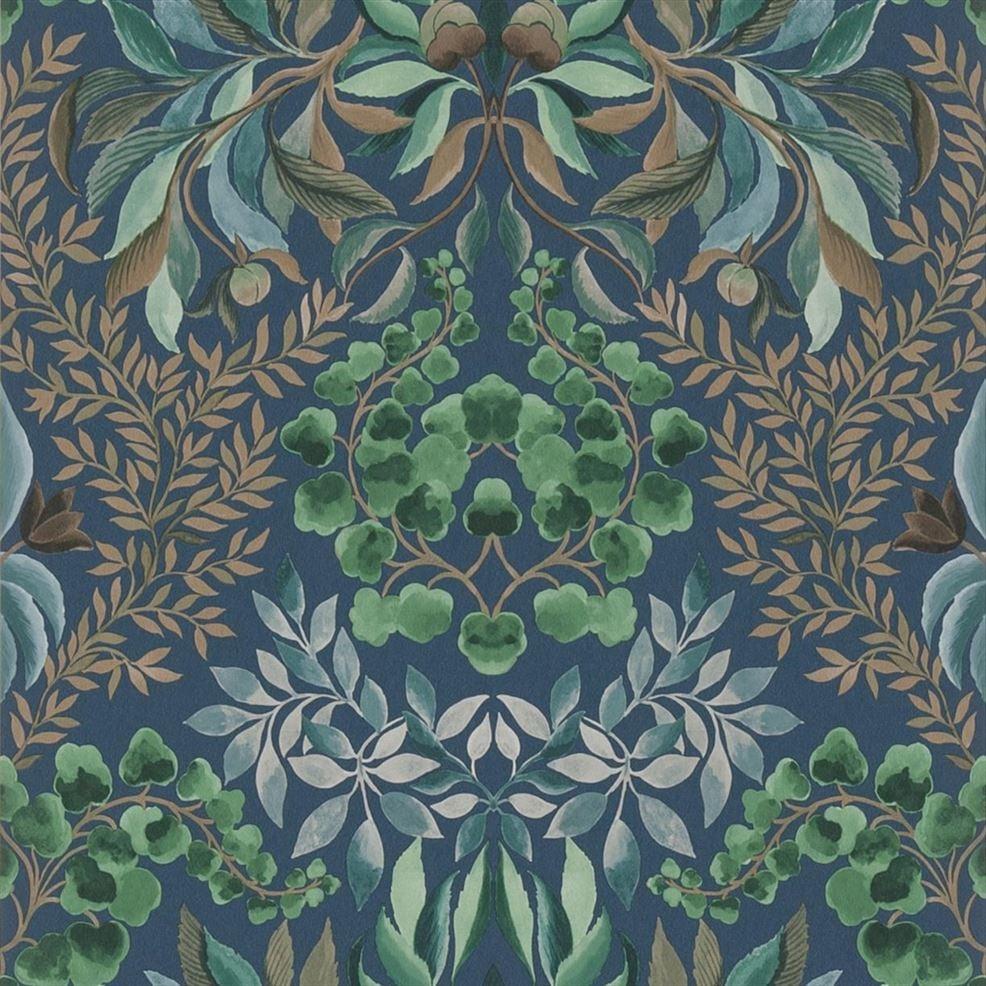 designers guild Karakusa Midnight