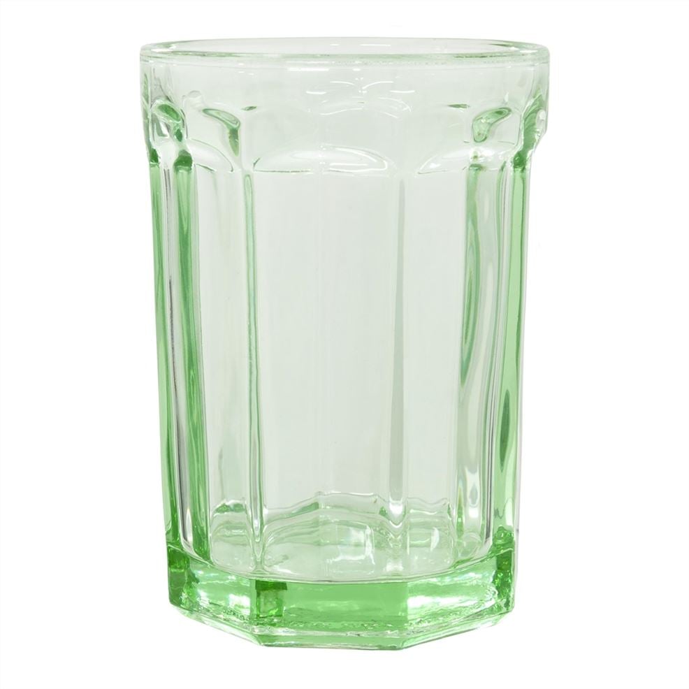 designers guild Large Transparent Green Glass