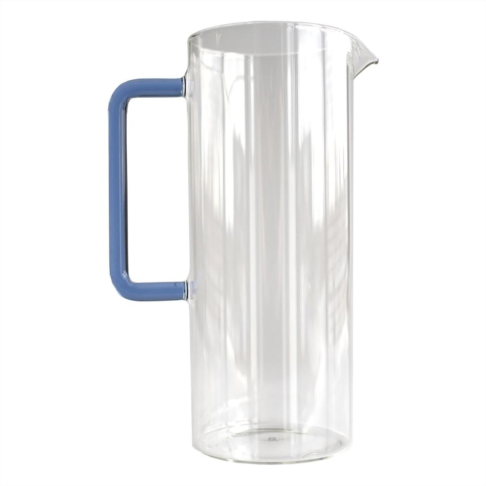 designers guild Light Blue Handle Bambus Jug
