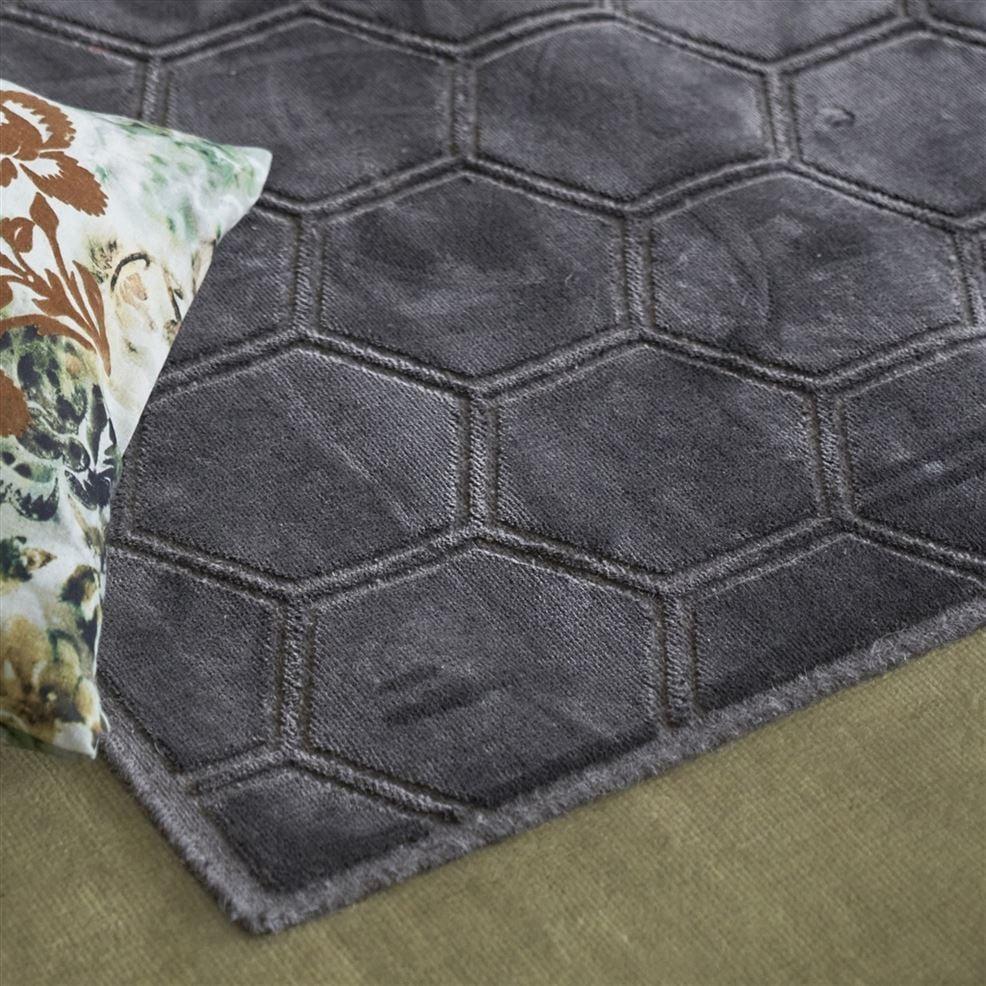 Designers Guild Manipur Espresso Runner Rug