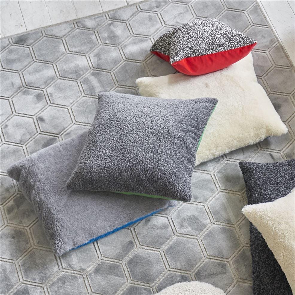 Designers Guild Manipur Silver Runner Rug