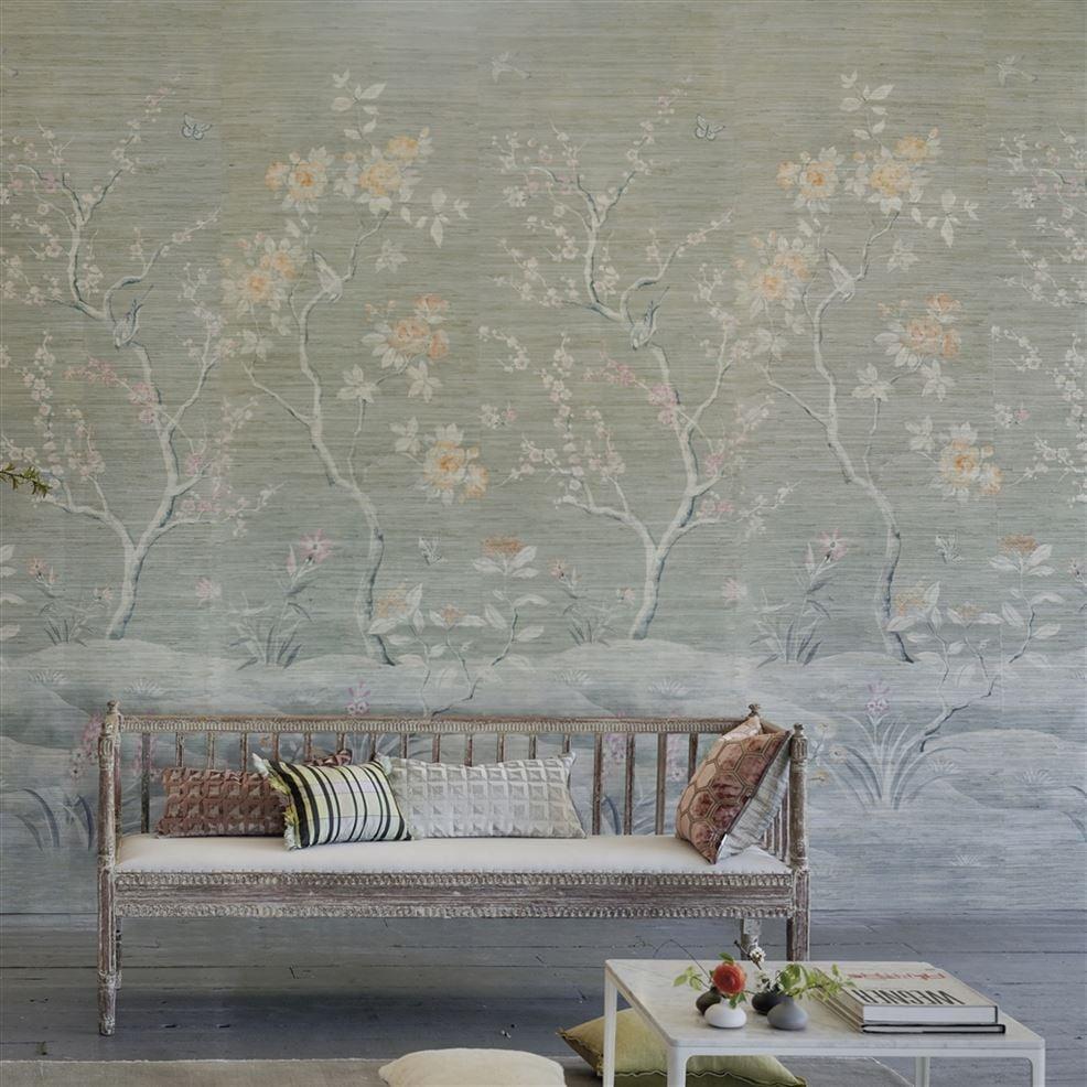 Designers Guild Manohari Grasscloth Blossom