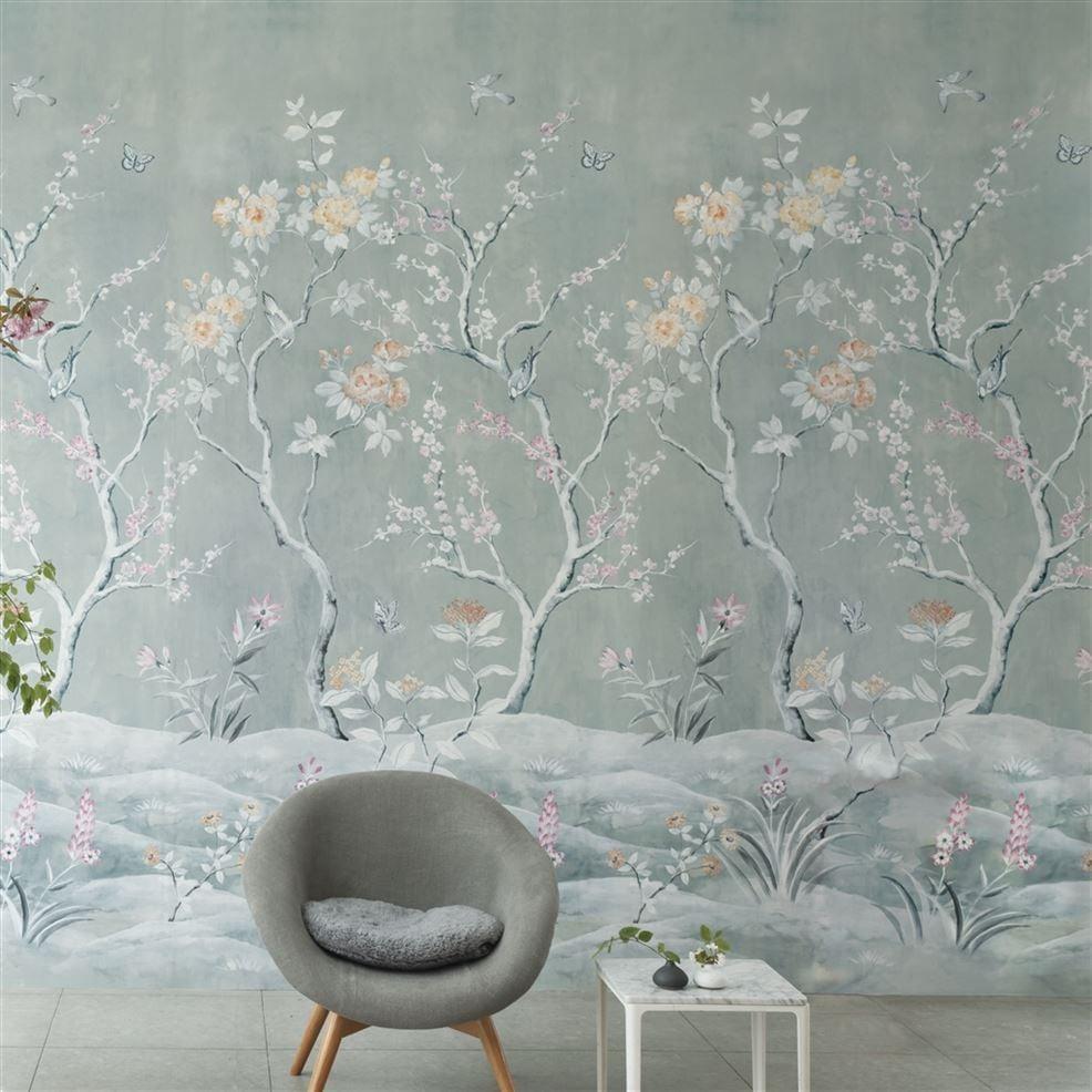 Designers Guild Manohari Grasscloth Blossom
