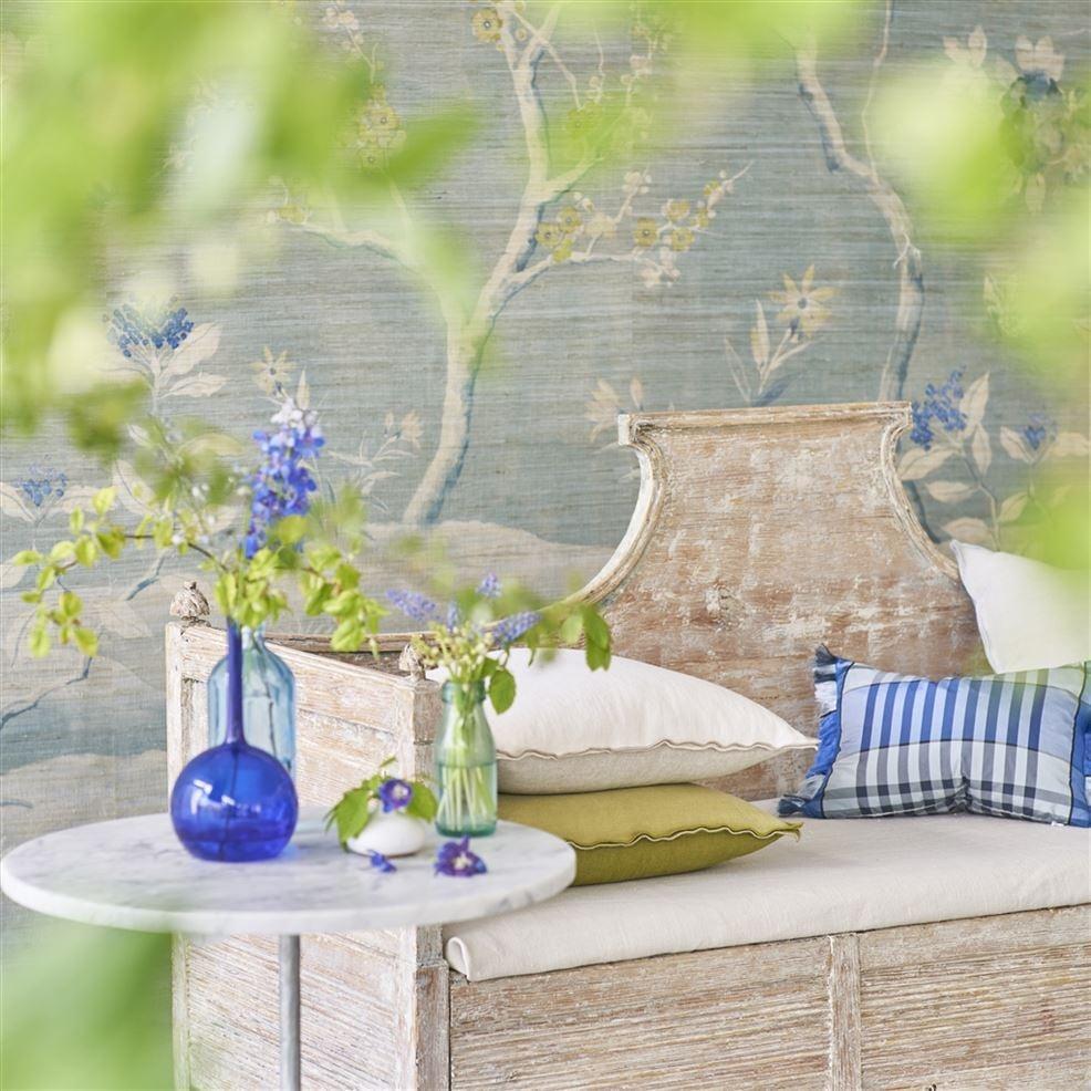 Designers Guild Manohari Grasscloth Delft
