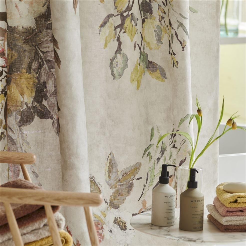 Designers Guild Margaretta Sepia Shower Curtain