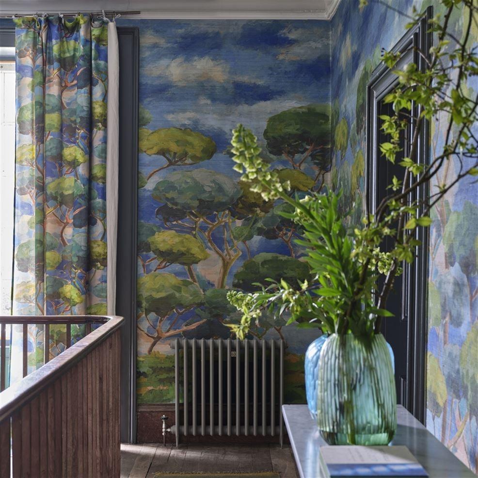 Designers Guild Matsu Grasscloth Cobalt