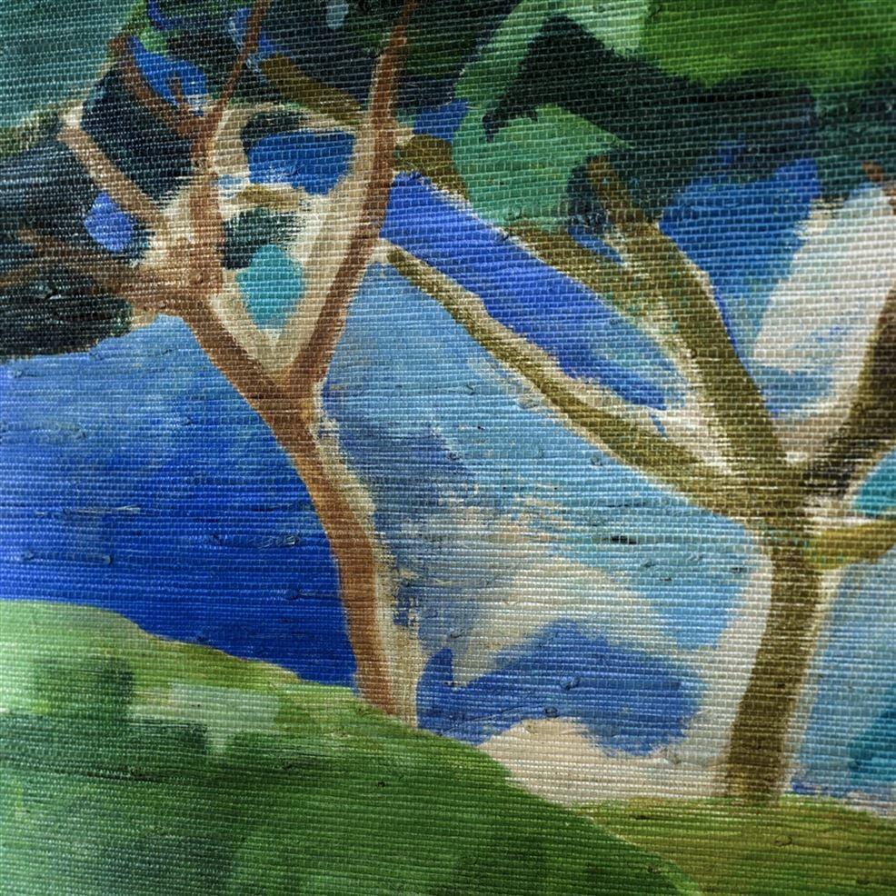 Designers Guild Matsu Grasscloth Cobalt