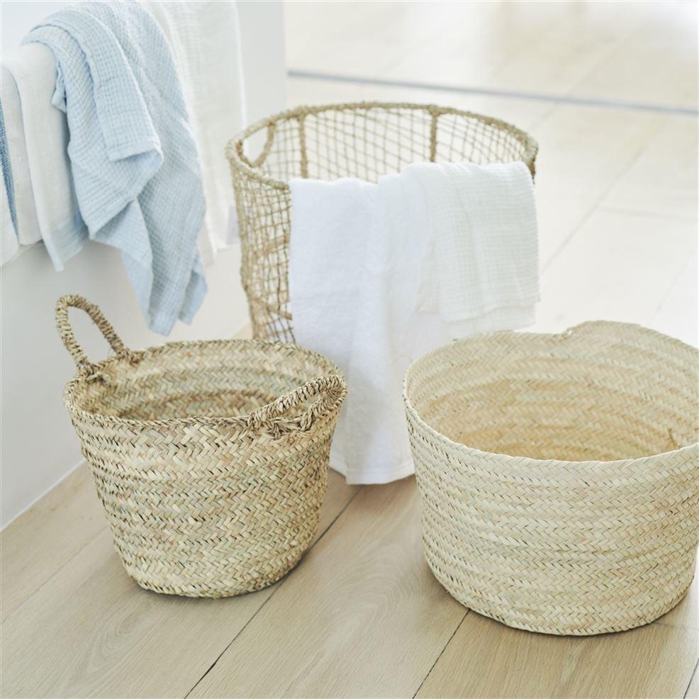 Designers Guild Medium Palm Leaf Laundry Basket