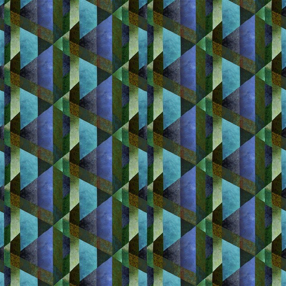 designers guild Minakari Geo Cobalt