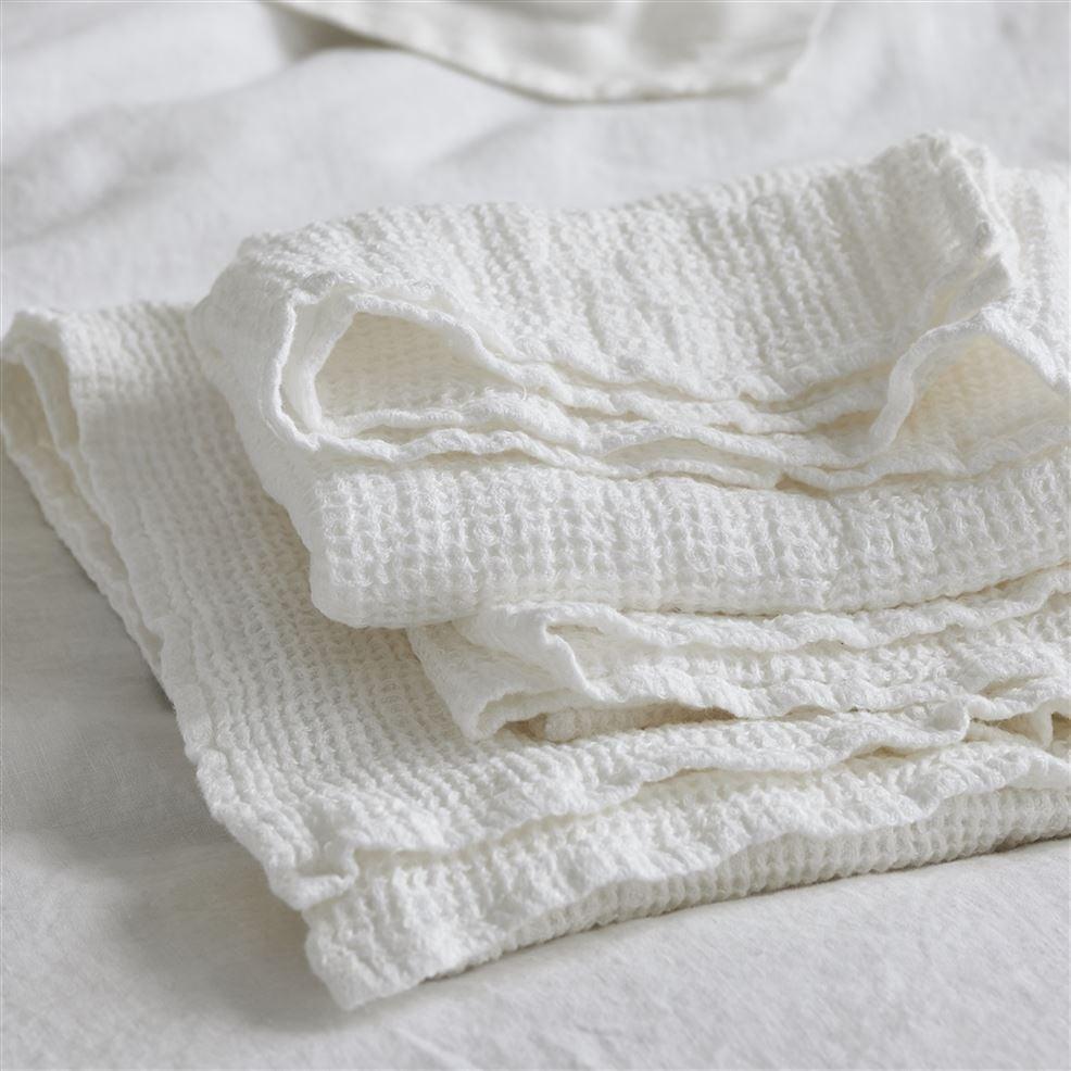Designers Guild Moselle Alabaster Towels
