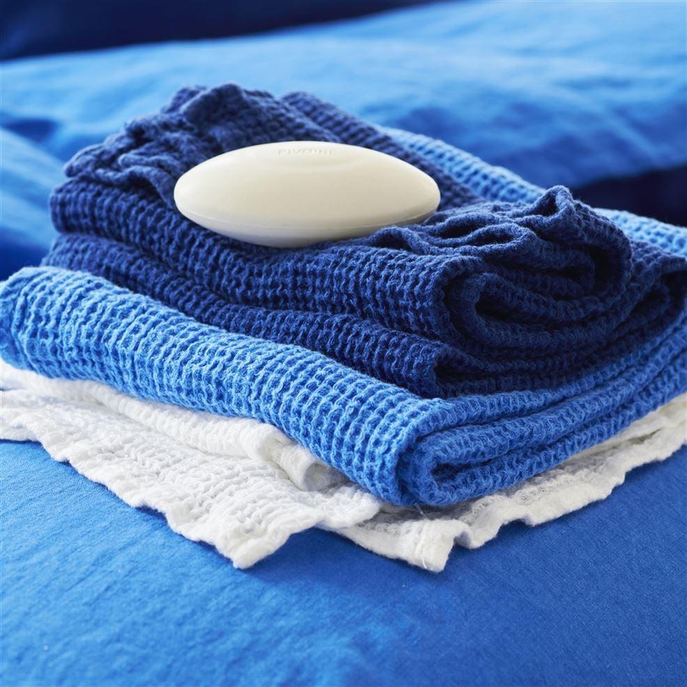 Designers Guild Moselle Cobalt Towels