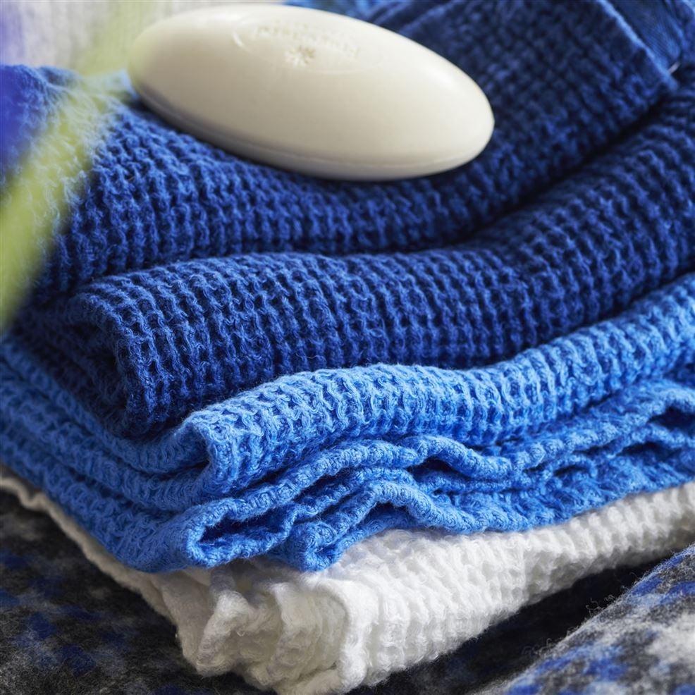 Designers Guild Moselle Cobalt Towels