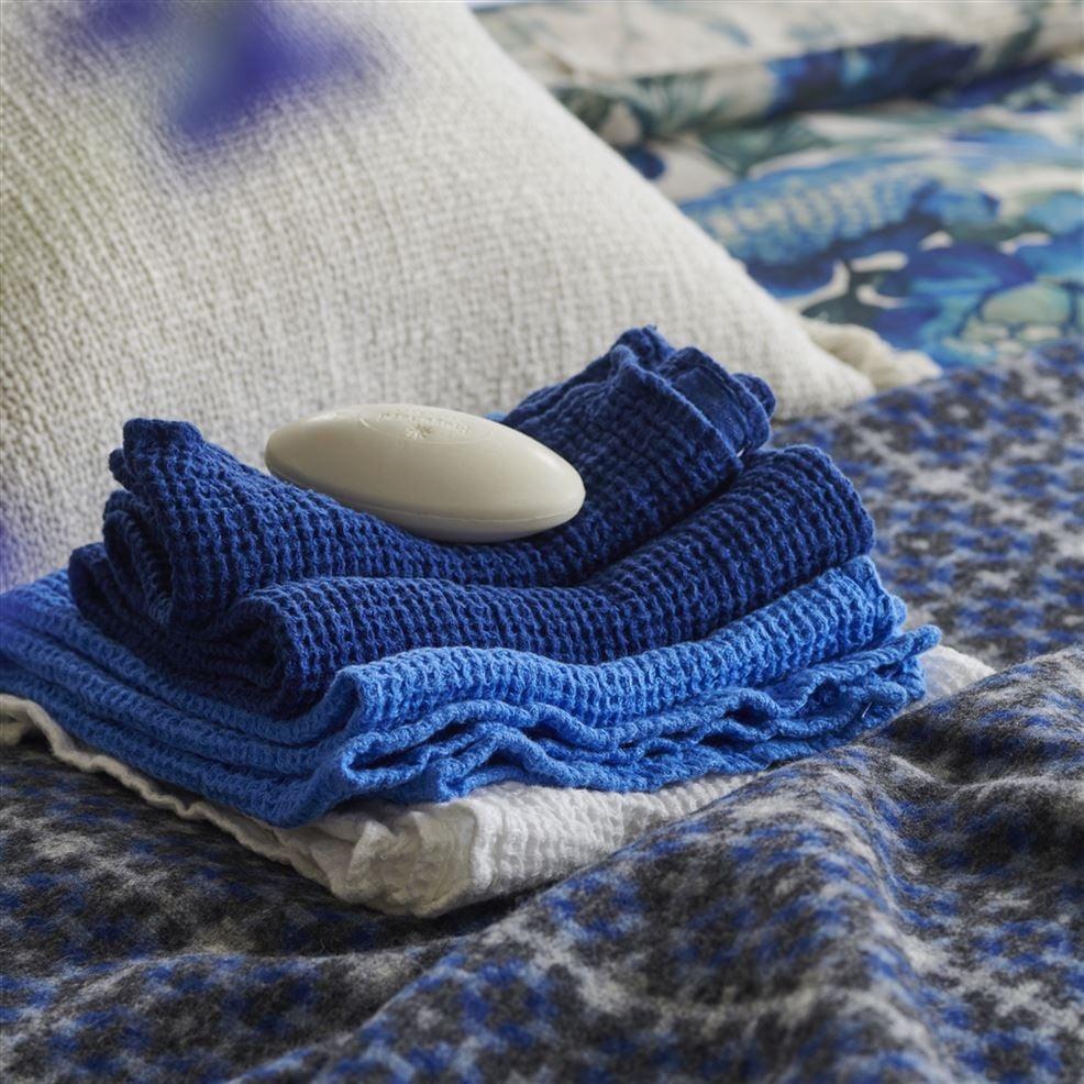 Designers Guild Moselle Cobalt Towels