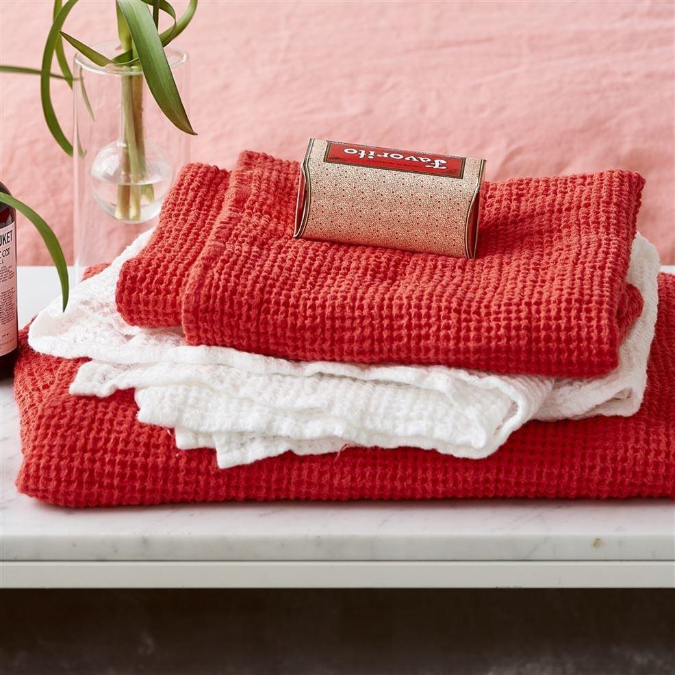 Designers Guild Moselle Coral Towels