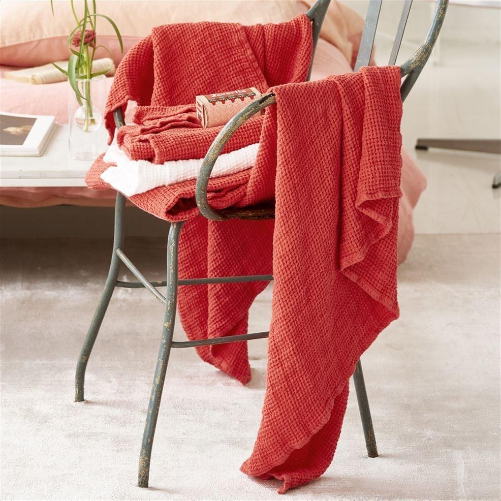 Designers Guild Moselle Coral Towels