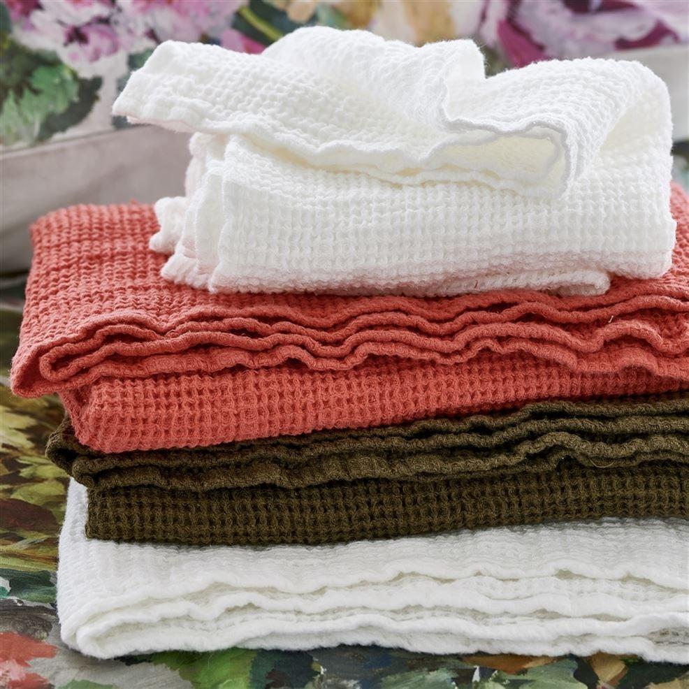 Designers Guild Moselle Coral Towels