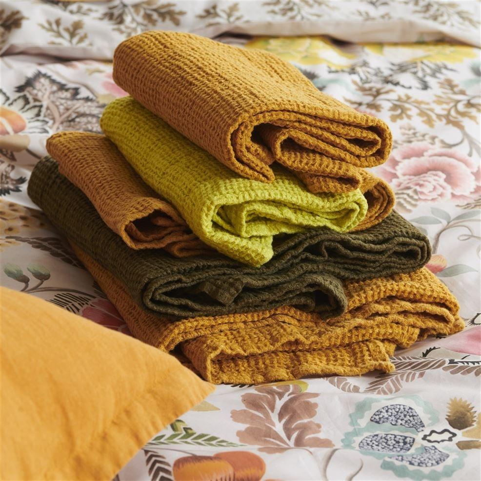 Designers Guild Moselle Ochre Large Bath Towels