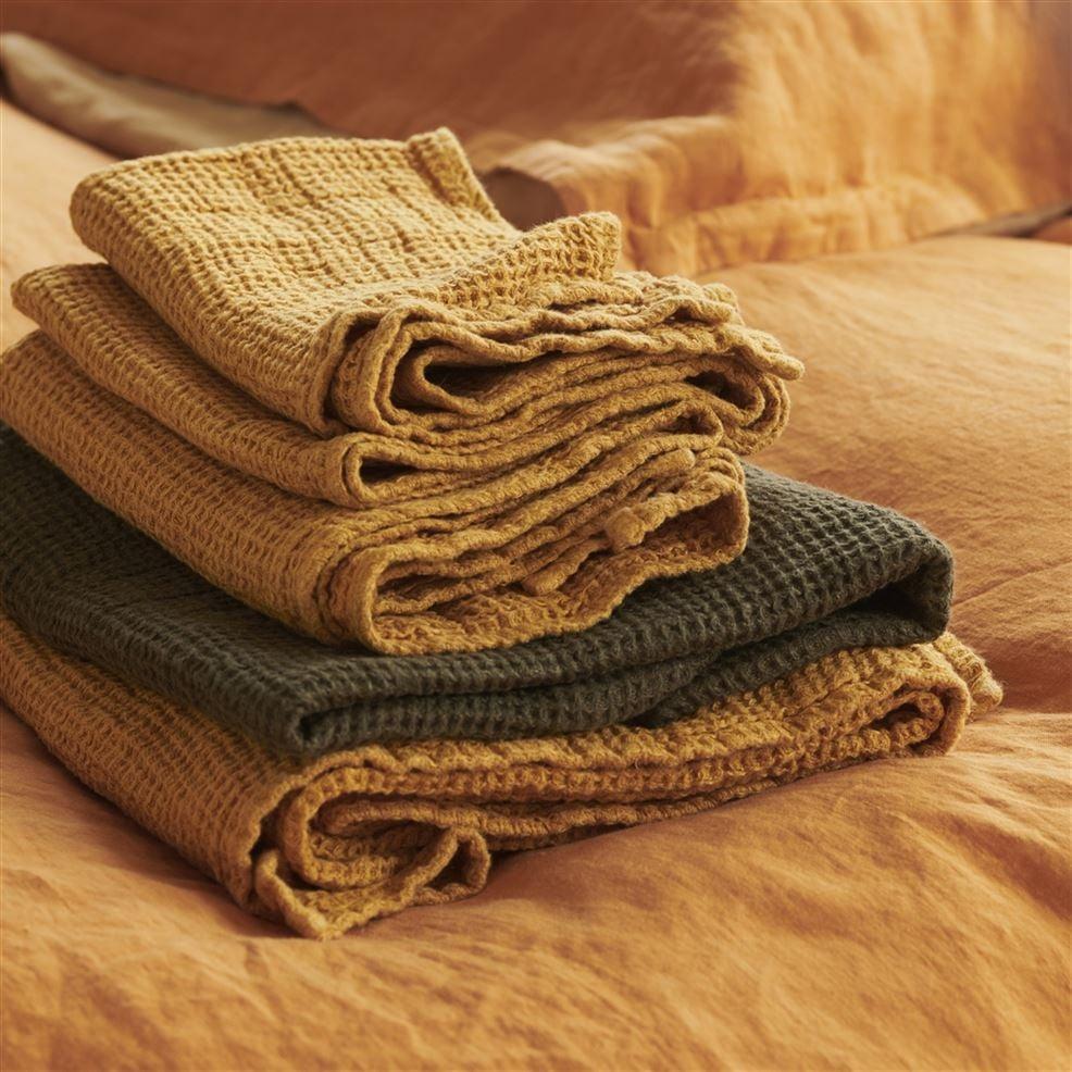 Designers Guild Moselle Ochre Large Bath Towels